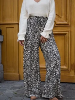 Discount Pantalon Asha Café Pantalons
