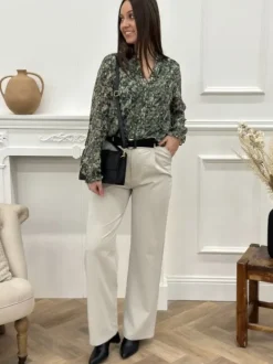 Online Pantalon Gaia Beige Pantalons