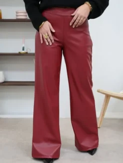 Flash Sale Pantalon Garance Burgundy Pantalons