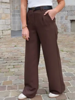 Online Pantalon Louise Chocolat Pantalons