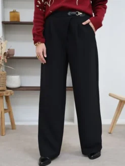Outlet Pantalon Nicolle Noir Pantalons
