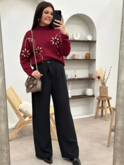 Outlet Pantalon Nicolle Noir Pantalons