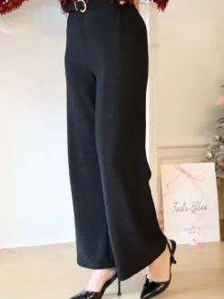 Best Pantalon Octavia Noir Collection Mère Fille|Pantalons
