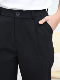 Clearance Pantalon Ornella Noir Pantalons