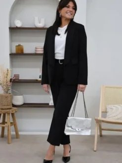 Clearance Pantalon Ornella Noir Pantalons
