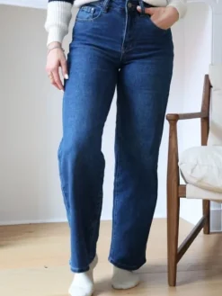Store Pantalon Zahina Bleu foncé Collection Mère Fille|Jeans
