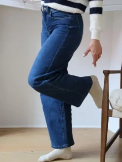 Store Pantalon Zahina Bleu foncé Collection Mère Fille|Jeans