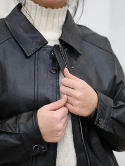 Cheap Perfecto Rima Noir Vestes