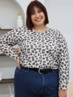Discount Pull Abbie Beige Pulls Et Gilets|Collection Belle Taille