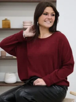 Outlet Pull Ashley Bordeaux Pulls Et Gilets