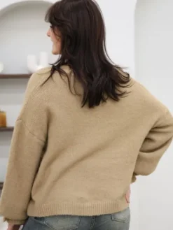 New Pull Beryl Camel Pulls Et Gilets