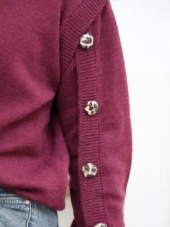 Sale Pull Cali Bordeaux Pulls Et Gilets