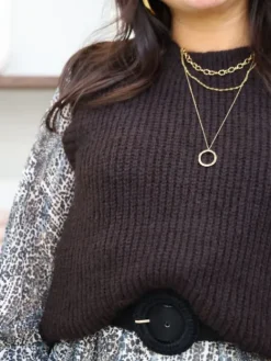 Fashion Pull Constance Chocolat Pulls Et Gilets