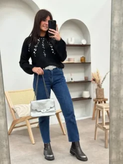 Store Pull Deva Noir Pulls Et Gilets