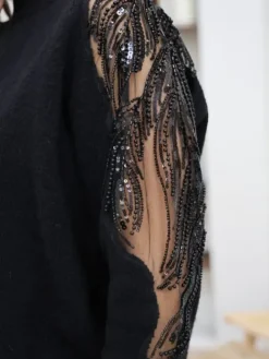 Best Sale Pull Flavia Noir Pulls Et Gilets