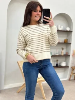 Best Pull Jasmine Beige Taupe Pulls Et Gilets