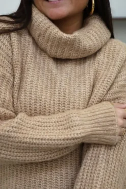 Fashion Pull Justine Camel Pulls Et Gilets