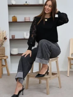 Cheap Pull Laure Noir Pulls Et Gilets