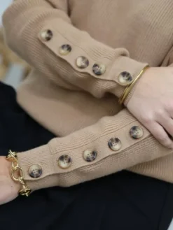 Outlet Pull Lily Taupe Pulls Et Gilets