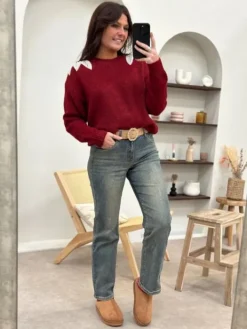 Best Pull Madelaine Rouge Pulls Et Gilets