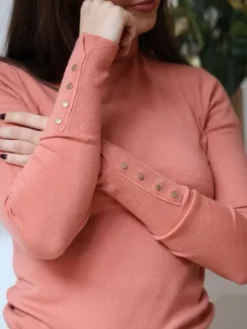Hot Pull Tainara Vieux rose Pulls Et Gilets