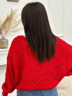New Pull Véra Rouge Pulls Et Gilets