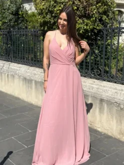 Hot Robe Amélia Vieux Rose Collection Cérémonie