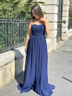 Shop Robe Capucine Marine Collection Cérémonie