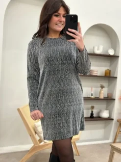 Cheap Robe courte April Argent Robes