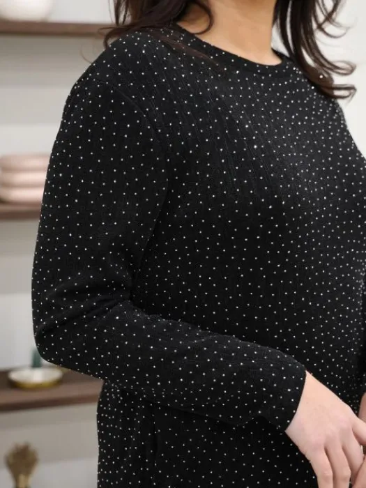 Online Robe courte April Noir Robes