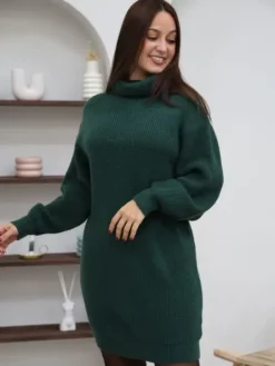 Outlet Robe courte Clara Vert Robes
