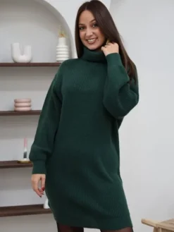 Outlet Robe courte Clara Vert Robes