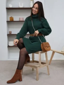 Outlet Robe courte Clara Vert Robes