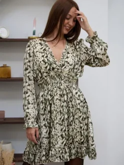 New Robe courte Fantine Kaki Robes