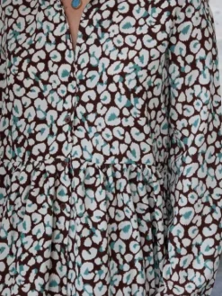 Hot Robe courte Héloise Marron Robes