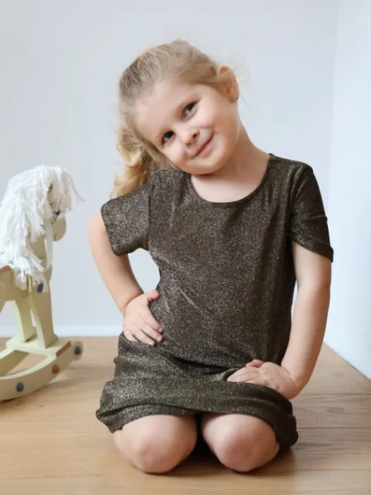 New Robe Isalys Doré Collection Mère Fille