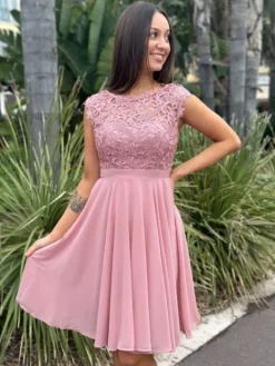 Fashion Robe Kaliyah Vieux rose Collection Cérémonie