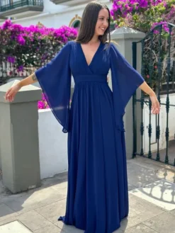 Outlet Robe Lise Marine Collection Cérémonie