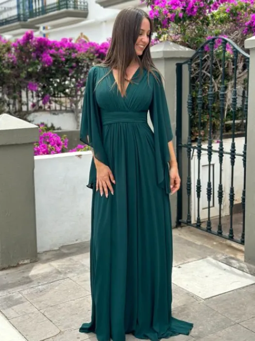 Sale Robe Lise Vert foncé Collection Cérémonie