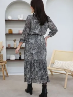 Sale Robe longue Doussia Noir Robes