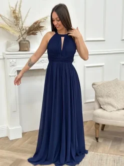 Cheap Robe longue Garance Marine Collection Cérémonie