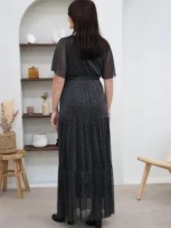 Discount Robe longue Tilda Argent Robes