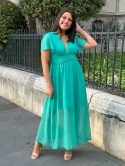 Sale Robe Lysia Vert d'eau Collection Cérémonie