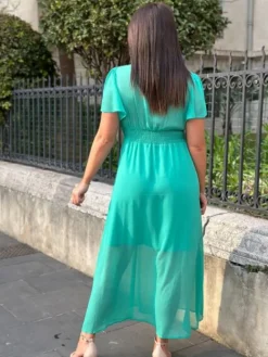 Sale Robe Lysia Vert d'eau Collection Cérémonie