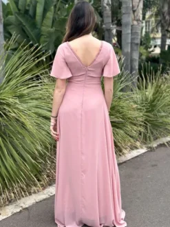 Sale Robe Pia Vieux rose Collection Cérémonie