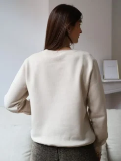 Cheap Sweat Pauline Beige Collection Mère Fille|Pulls Et Gilets