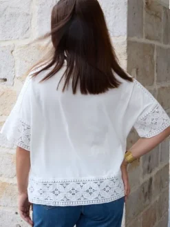 Sale Tee shirt Aminata Blanc Tops & Teeshirts