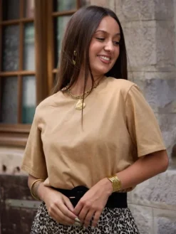 Outlet Tee shirt Josy Camel Tops & Teeshirts