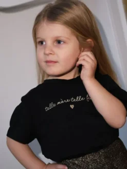 Best Sale Tee shirt Victoire Noir Collection Mère Fille