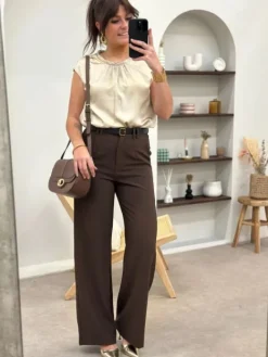 Best Sale Top Livia Beige Tops & Teeshirts
